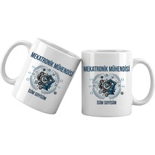 Liya Gift Collection Isim Yazılı Mekatronik Mühendisi Kupa Bardak – Kişiye Özel Mühendis Meslek Kupası