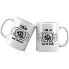 Liya Gift Collection Kişiye Özel Hakim Meslek Kupası – Isim Yazılı Hukuk Temalı Hakim Kupa Bardak