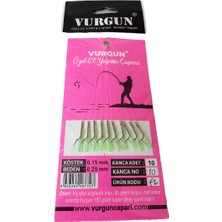 Vurgun Çapari 80GR Atarlı Istavrit Çaparisi F2 Uv (Kırmızı Iğne)