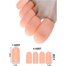 Feyza Design Ayak 5 Parmak Için Silikon Kemik ve Tırnak Batması Koruyucu