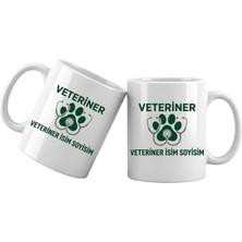 Liya Gift Collection Kişiye Özel Veteriner Kupa Bardak – Isim Yazılı Veteriner Temalı Meslek Kupası Veteriner Hediyesi