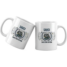 Liya Gift Collection Isim Yazılı Savcı Kupa Bardak – Kişiye Özel Hukuk Meslek Kupası