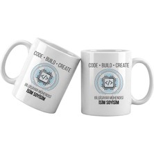 Liya Gift Collection Bilgisayar Mühendisi Temalı Kişiye Özel Kupa Bardak – Isim Yazılı Mühendis Meslek Kupası