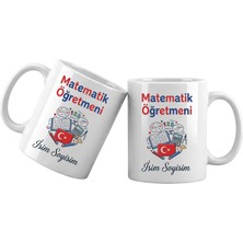 Liya Gift Collection Kişiye Özel Matematik Öğretmeni Kupa Bardak – Isim Yazılı Matematik Öğretmeni Meslek Kupası Öğretmen Hediyesi