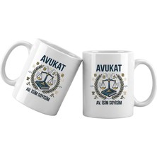 Liya Gift Collection Isim Yazılı Avukat Kupa Bardak – Kişiye Özel Hukuk Meslek Kupası