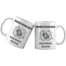 Liya Gift Collection Kişiye Özel Makine Mühendisi Kupa Bardak – Isim Yazılı Makine Mühendisi Meslek Kupası Mühendis Hediyesi