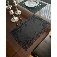 Qbr Home 6'lı Set Delikişi Amerikan Servisi. Güllü Model ( 6 Adet )