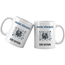 Liya Gift Collection Makine Mühendisi Temalı Kişiye Özel Kupa Bardak – Isim Yazılı Mühendis Meslek Kupası