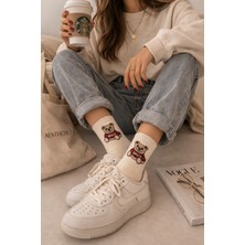 İpeksi Teddy Dikişsiz Pamuk Tenis Çorap Soket Boy - Unisex
