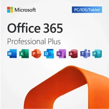 Microsoft Office 365 Professional Plus 2026 Lisans Üyeliği - Word, Excel, Outlook, Powerpoint, Onenote