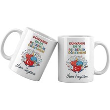 Liya Gift Collection Rehberlik Öğretmeni Temalı Kişiye Özel Kupa Bardak – Isim Yazılı Rehber Öğretmen Meslek Kupası