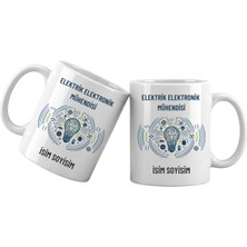 Liya Gift Collection Kişiye Özel Elektrik Elektronik Mühendisi Kupa Bardak – Isim Yazılı Meslek Temalı Mühendis Kupası