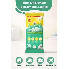 Lupzy Cep Boy Islak Tuvalet Mendili – Suda Çözünür Bambu Lifli Hijyenik Temizlik