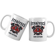 Liya Gift Collection Kişiye Özel Itfaiyeci Meslek Kupası – Isim Yazılı Itfaiyeci Temalı Kupa Bardak Itfaiyeci Hediyesi