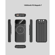 Fta Ticaret 15W Kablosuz Hızlı Şarjlı 10000 Mah Powerbank - Taşınabilir, LED Göstergeli