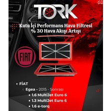 Tork Fiat Egea 1.3 1.6 Multijet Euro 6 Kutu içi Performans Hava Filtresi