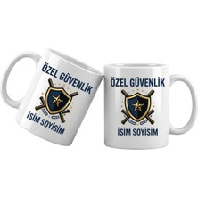 Liya Gift Collection Kişiye Özel Güvenlik Meslek Kupası – Isim Yazılı Güvenlik Temalı Kupa Bardak Güvenlik Hediyesi