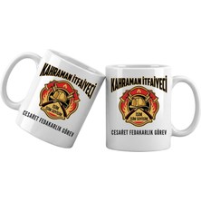 Liya Gift Collection Kişiye Özel Itfaiyeci Kupa Bardak – Isim Yazılı Itfaiyeci Temalı Meslek Kupası Itfaiyeci Hediyesi