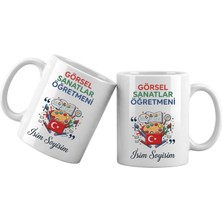 Liya Gift Collection Kişiye Özel Görsel Sanatlar Öğretmeni Kupa Bardak – Isim Yazılı Görsel Sanatlar Öğretmeni Meslek Kupası Öğretmen Hediyesi