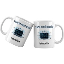 Liya Gift Collection Yazılım Mühendisi Temalı Kişiye Özel Kupa Bardak – Isim Yazılı Mühendis Meslek Kupası