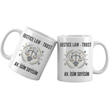Liya Gift Collection Kişiye Özel Avukat Kupa Bardak – Isim Yazılı Hukuk Meslek Temalı Avukat Kupası