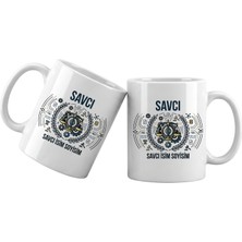 Liya Gift Collection Kişiye Özel Savcı Meslek Kupası – Isim Yazılı Hukuk Temalı Savcı Kupa Bardak