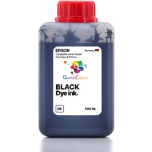 Qc Epson 108 Uyumlu Mürekkep - 500ML Bk Black Siyah (C13T09C14A)