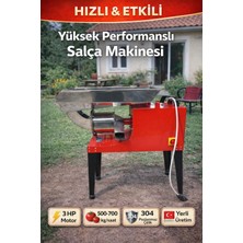 Ogt Makine Kırmızı Ayaklı Profesyonel Salça Çekme Makinesi | 700 Kg/saat Kapasiteli Domates Biber Salça Çekme Makinesi