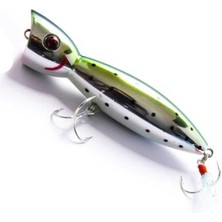 Fujin La-Nina 10CM 24GR Maket Balık Su Üstü Popper 043 Smokey Joe