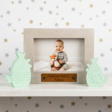 Miaju Anne ve Bebek Için Dekoratif & Estetik Armağan, Isim ve Not Eklenebilen 15X10 Resim Çerçevesi Seti