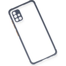 Esranın Dünyası Newface Samsung Galaxy A71 Kılıf Miami Şeffaf Silikon - Gri RSSH34-ESRDNS