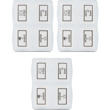 LTG Nova 3 Adet - 4 Bölmeli Günlük Saklama Kutusu