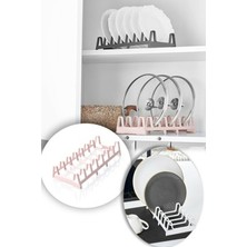 LTG Nova Tencere Kapağı Organizeri - 6 Bölmeli Tencere Kapak Rafı