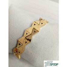 TIPTOP Kelebek Model Gold Renk Kelepçe Bileklik