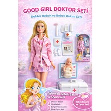 Yıldırım Oyuncak Aksesuarlı Doktor Bebek Oyun Seti – Mini Bebekli Doktor Oyuncak Seti, 3+ Yaş Eğitici Oyuncak