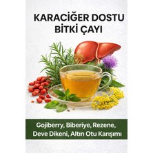 Karaciğer Dostu Bitki Çayı – Gojberry, Biberiye, Rezene, Deve Dikeni, Altın Otu Karışımı