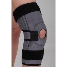 Feyza Design Gri Renk Patella ve Ligament Destekli Dizlik - Standart Yön