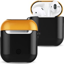 Esranın Dünyası Newface Airpods 2 (2.nesil) 3in1 Kılıf - Siyah-Sarı RSMRK34-ESRDNS