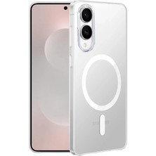 Esranın Dünyası Newface Samsung Galaxy S25 Edge Kılıf Pc Zara Magsafe Şeffaf Kılıf - Şeffaf RSMRK34-ESRDNS