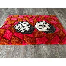 Tufty Friends Zar Desenli Modern Halı - El Yapımı Tuftinghalı - Kaymaz Taban