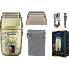 Vgr V-349 Voyager Profesyonel Sıfırlama Tıraş Makinesi - Titanyum Başlık & LED Gösterge