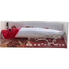 Fujin Salt Popper 12CM 30GR Su Üstü Maket Balık 033 Red Head