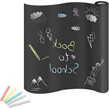 Esranın Dünyası Kendinden Yapışkanlı Kara Tahta Sticker - Çok Amaçlı Yazı Tahtası