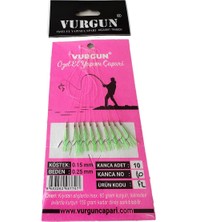 Vurgun Çapari 80GR Atarlı Istavrit Çaparisi F2 Uv (Beyaz Iğne)