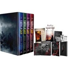 Ephesus Yayınları Yaralasar Serisi Seti 4 Kitap Ciltli Kutulu ve Bıçak Sırtı 1 Hükümdar Hediyeli Kutu