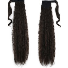 Esranın Dünyası Bağlamalı Kabarık Dalgalı At Kuyruğu - Açık Kahve RSPRK34-ESRDNS