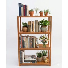 Beğendik Mobilya Dekoratif Ahşap Kitaplık Çok Amaçlı Dolap