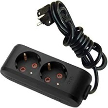 Esranın Dünyası Çocuk Korumalı Ikili Priz - Topraklı Kablolu Tasarım