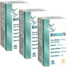 Bivenacte Cüce Palmiye (Saw Palmetto), Pygeum  60 Tablet - 3'lü