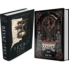 İndigo Kitap Bronz 5 Ölüm Ciltli ve Beyaz Leke Mahkumiyet Ciltli Aslı Arslan 2li Set
